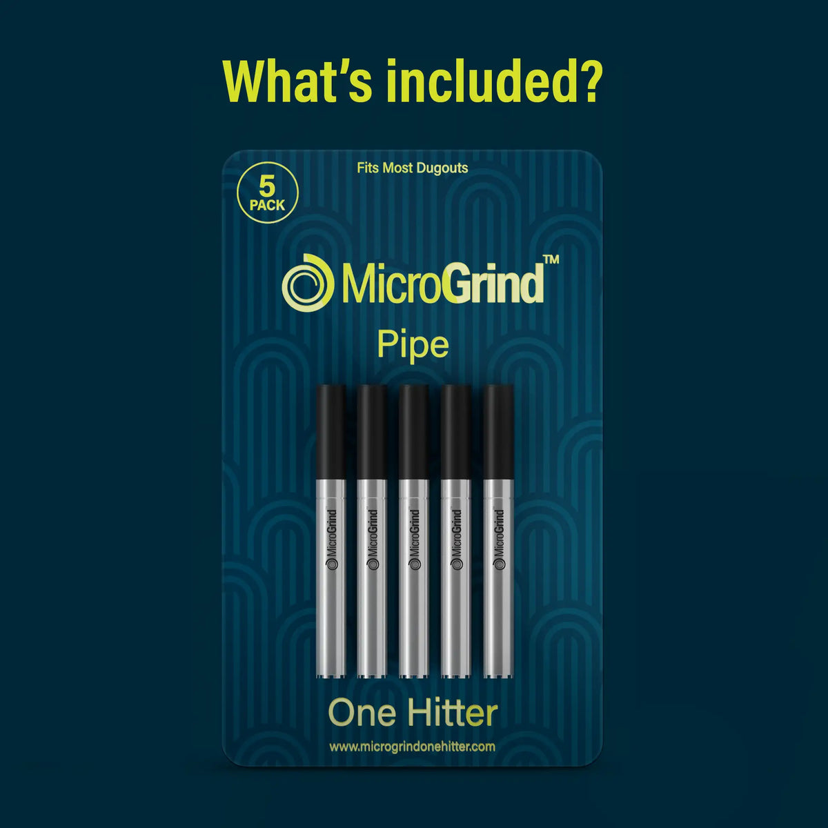 Microgrind One Hitter Pipe | Dugout One Hitter, Metal One Hitter Bat | MicroGrind
