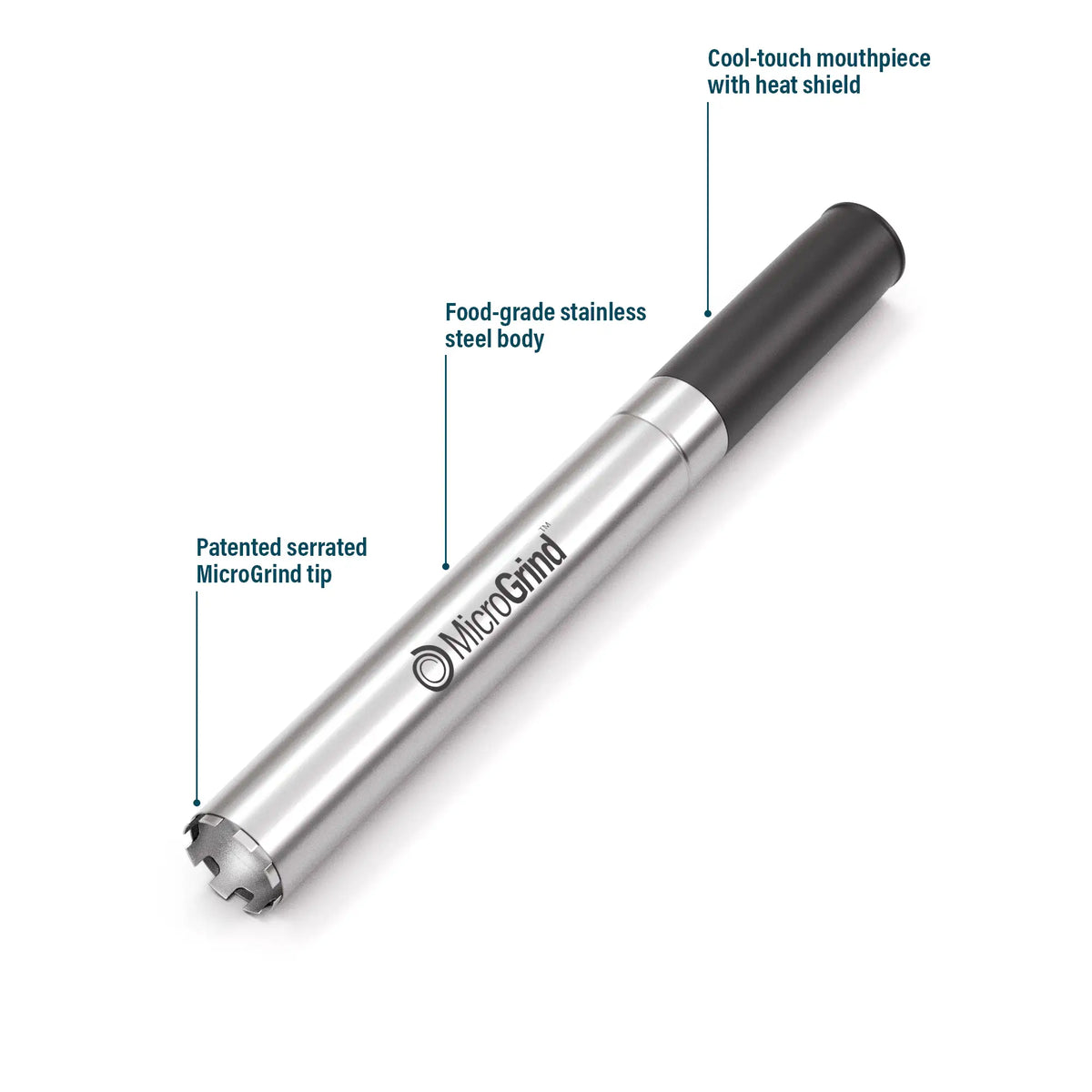 Microgrind Medical Instruments One Hitter Pipe | Dugout One Hitter, Metal One Hitter Bat | MicroGrind